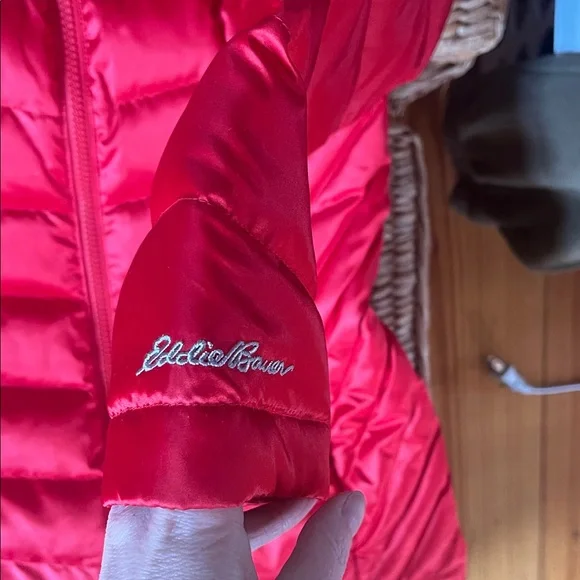 Eddie Bauer Vibrant Red Puffer Coat - Picture 2 of 6